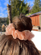 Load image into Gallery viewer, Rose Gold Organza Scrunchie
