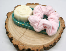 Load image into Gallery viewer, Baby Pink fluffy Scrunchie
