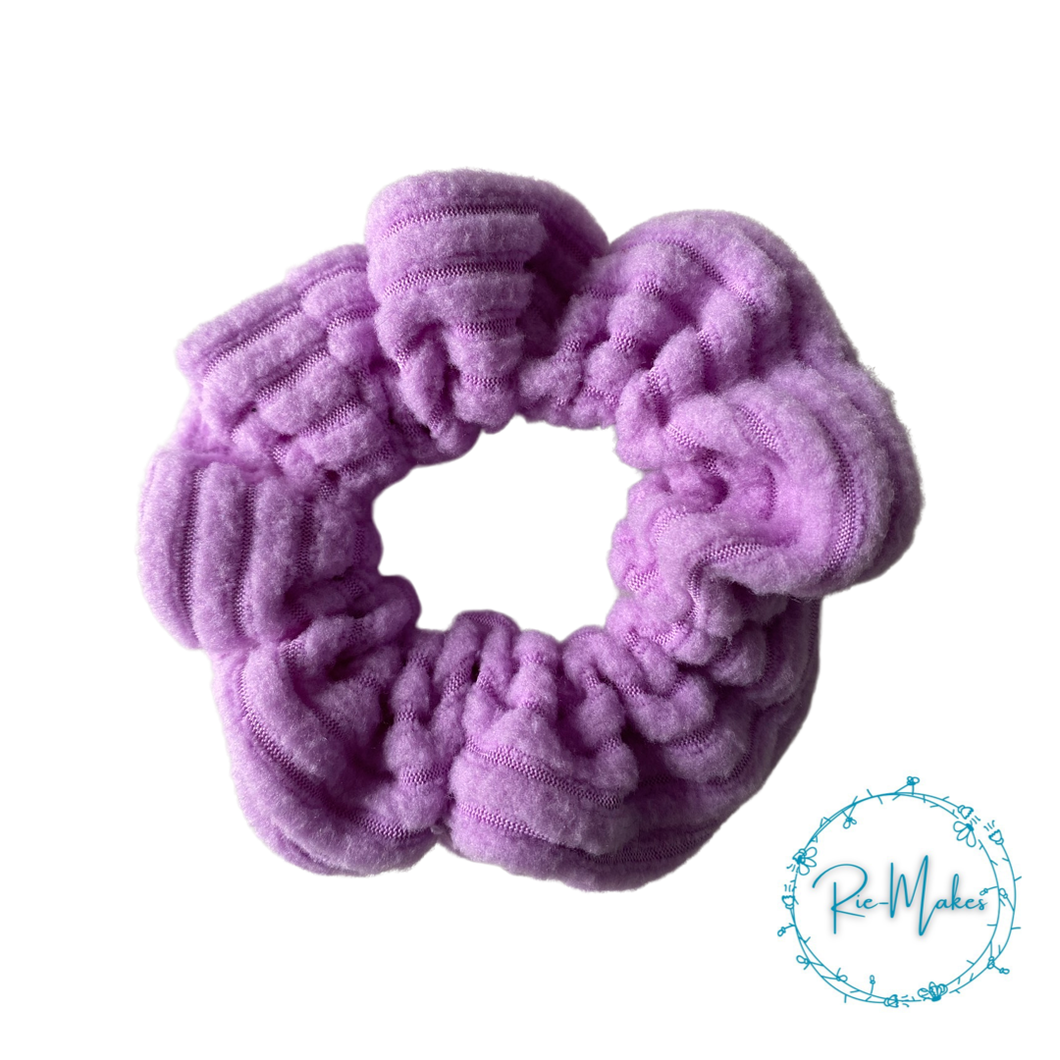 Purple fluffy Scrunchie