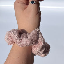 Load image into Gallery viewer, Dusky Pink Bamboo Scrunchie
