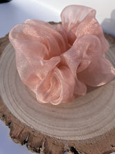 Load image into Gallery viewer, Rose Gold Organza Scrunchie
